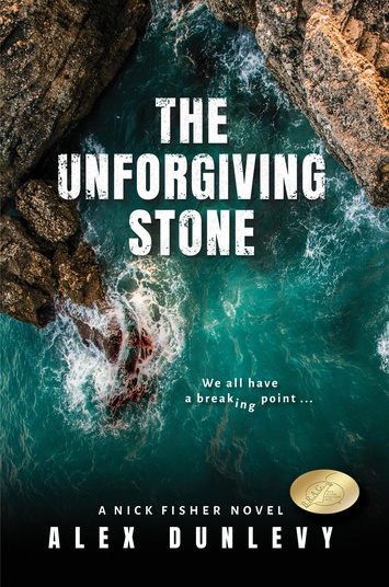 The cover of 'The Unforgiving Stone' novel